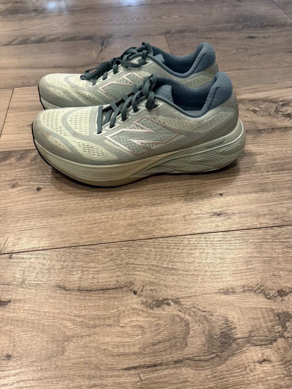 New Balance Women's Sage Green Fresh Foam Running Sneakers